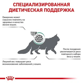 Сухий корм Royal Canin SATIETY WEIGHT MANAGEMENT CAT для дорослих кішок, зниження та контроль ваги 400 г