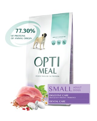 Сухой полнорационный корм Optimeal для собак малых пород со вкусом утки 12 кг (НФ-00000138)