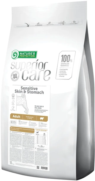 Сухий корм для собак Nature's Protection Superior Care Sensitive Skin&amp;amp;Stomach Adult Small Breeds 10 кг