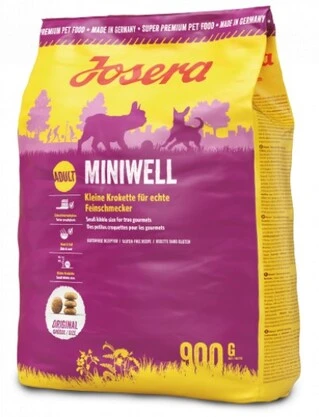 Сухий корм для дорослих собак дрібних порід Josera Miniwell 0,9 кг