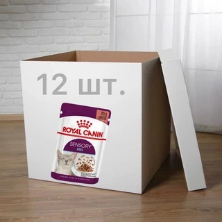 ПАК.Вологий корм Royal Canin SENSORY FEEL GRAVY (Соус) для дорослих котів вибагливих у харчуванні 12 шт по 85 г