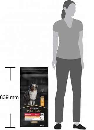 Сухой корм PRO PLAN Medium Adult 1+ Everyday Nutrion для взрослых собак средних пород, с курицей 14 кг