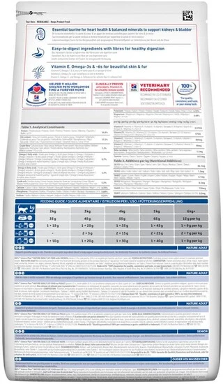 Сухий корм для зрілих котів від 7 років Hill's Science Plan Mature Adult 7+ з куркою 10 кг