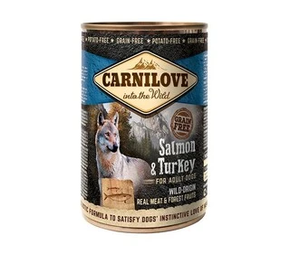 Вологий корм для собак Carnilove Dog k з лососем та індичкою 400 г (8595602529278)