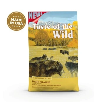 Сухий беззерновий корм для дорослих собак усіх порід TOW Taste of the Wild High Prairie Canine бізон &amp; оленина 18 кг (9855-HT56)