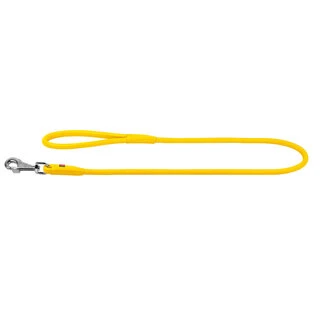 Поводок для собак кожаный WAUDOG Glamour, круглый, Д 10 мм, Дл 122 см, желтый