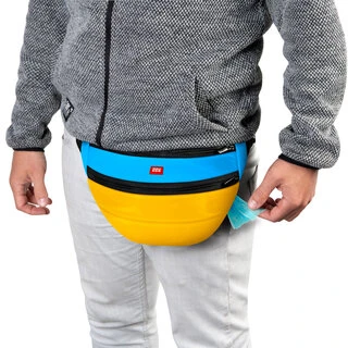 Поясна сумка - бананка WAUDOG Family зі знімним ременем, "Colors of freedom", розмір 33*17*10 см