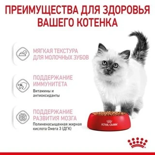 ПАК. Вологий корм Royal Canin KITTEN INSTINCTIVE IN GRAVY (Соус) для кошенят 12шт по 85 г