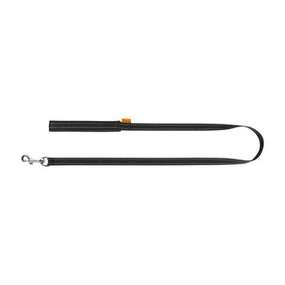 Поводок "Dog Extremе" нейлоновий з прорезиненою ручкою (ширина 14мм, довжина 122см), чорний