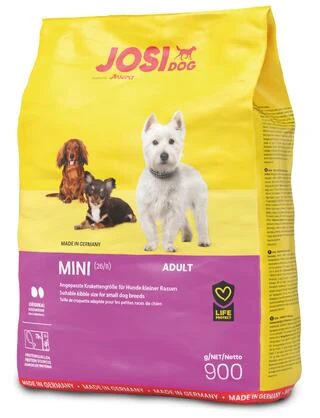 Сухой корм для взрослых собак JosiDog Mini Adult с мясом домашней птицы 0.9 кг