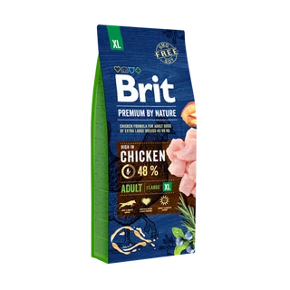 Сухий корм Brit Premium Adult XL для дорослих собак гігантських порід зі смаком курки 15 кг