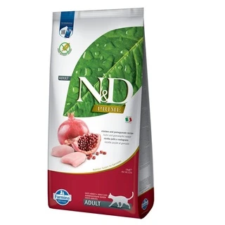 Фармина сухой корм для кошек N&amp;amp;D GRAIN FREE PRIME CHICKEN &amp;amp; POMEGRANATE ADULT с курицей и гранатом 10 кг