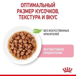 ПАК. Вологий корм Royal Canin KITTEN INSTINCTIVE IN GRAVY (Соус) для кошенят 12шт по 85 г
