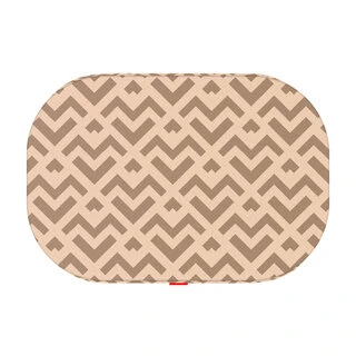 Ліжко для собак WAUDOG Relax, малюнок "Трикутники", зі змінним чохлом, L, Ш 100 см, Дл 70 см