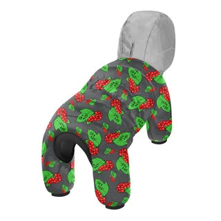 Комбінезон для собак WAUDOG Clothes малюнок "Калина", S40, В 58-61 см, С 33-38 см