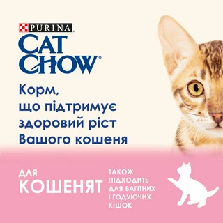 Упаковка вологого корму для кошенят Purina Cat Chow Kitten шматочки в підливі з ягнятиною та цукіні 85 г x 26 шт.
